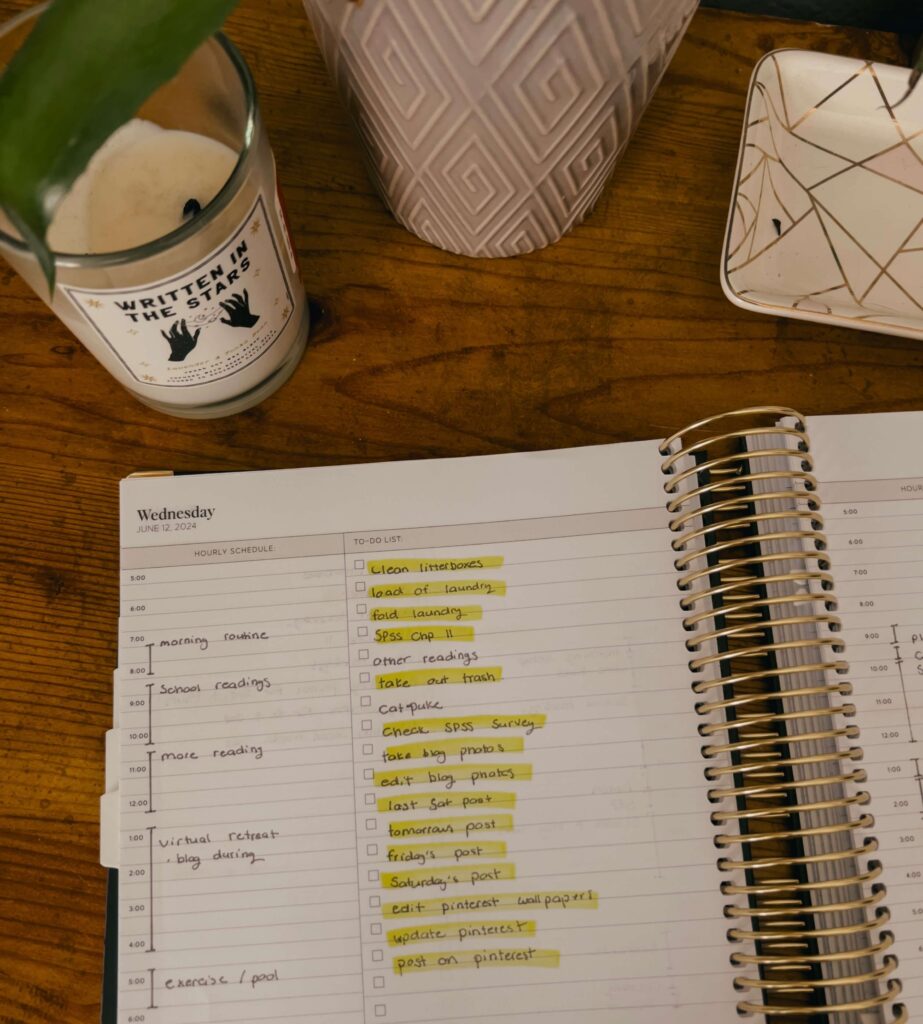 how to use your academic planner