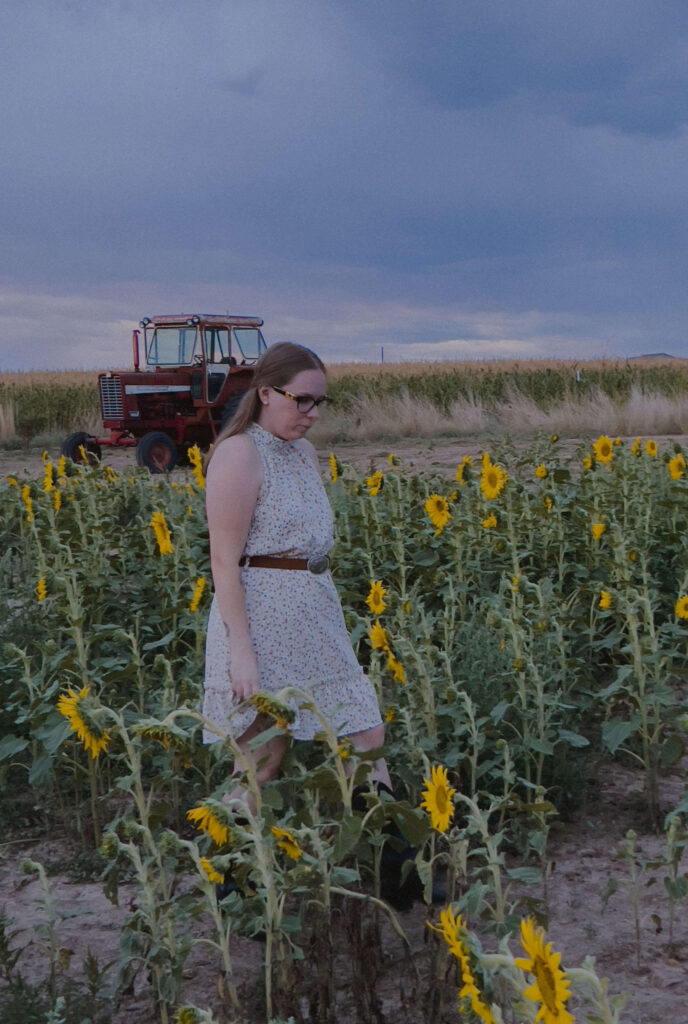 sunflower photoshoot